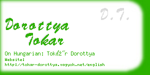 dorottya tokar business card